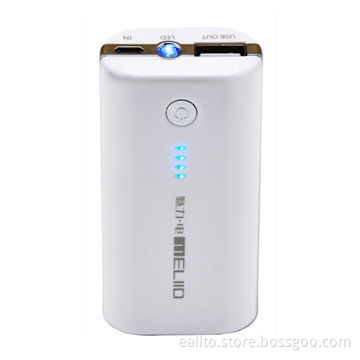 Power Bank/Portable Backup Battery with LED Torch and 5,200mAh Capacity